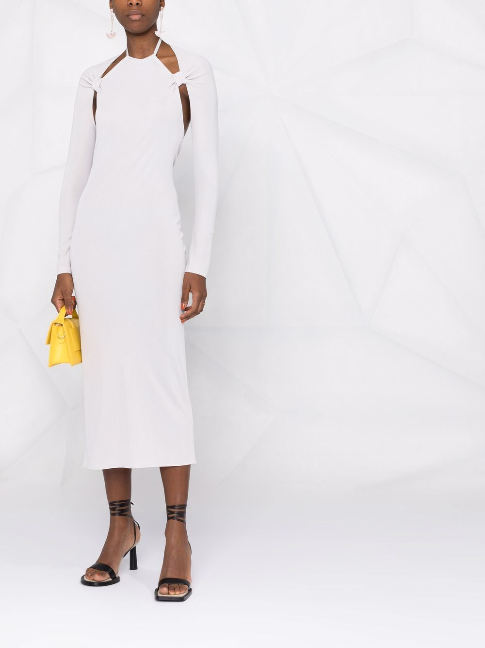 Jacquemus La robe Nodi knotted cut-out dress. - Image 2
