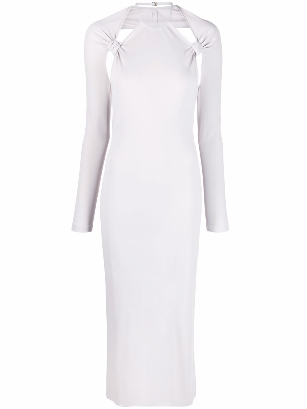 Jacquemus La robe Nodi knotted cut-out dress.