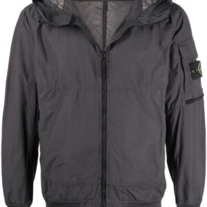 Stone Island  Compass-patch hooded jacket