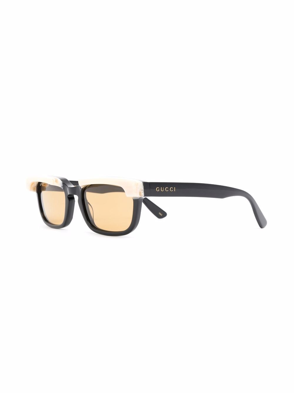 Gucci Eyewear contrast-border rectangle sunglasses - Image 2