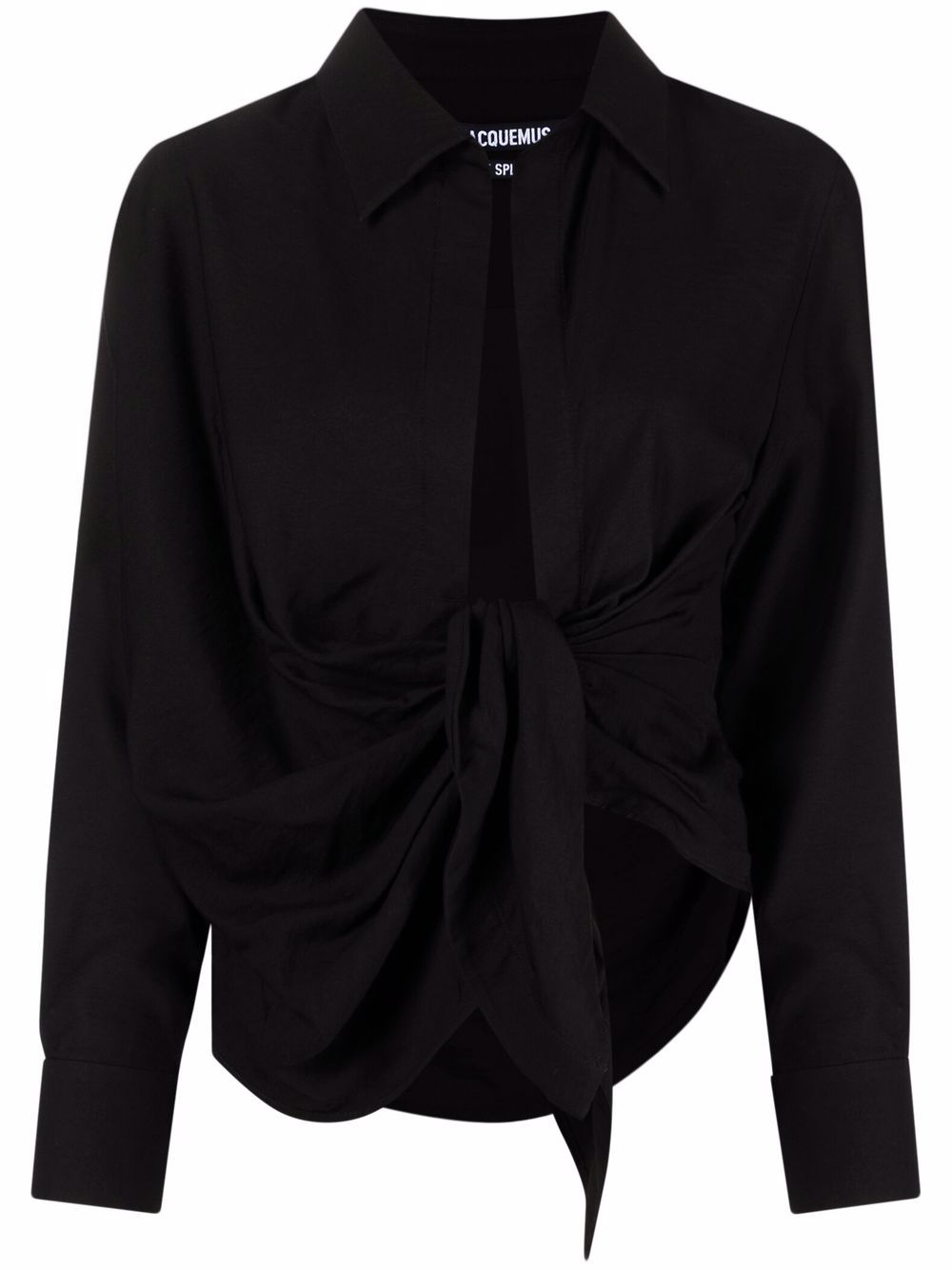 Jacquemus La Chemise Bahia draped shirt