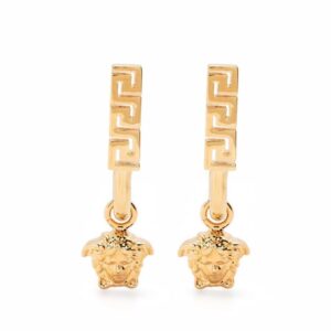 Versace  Greca Medusa drop earrings