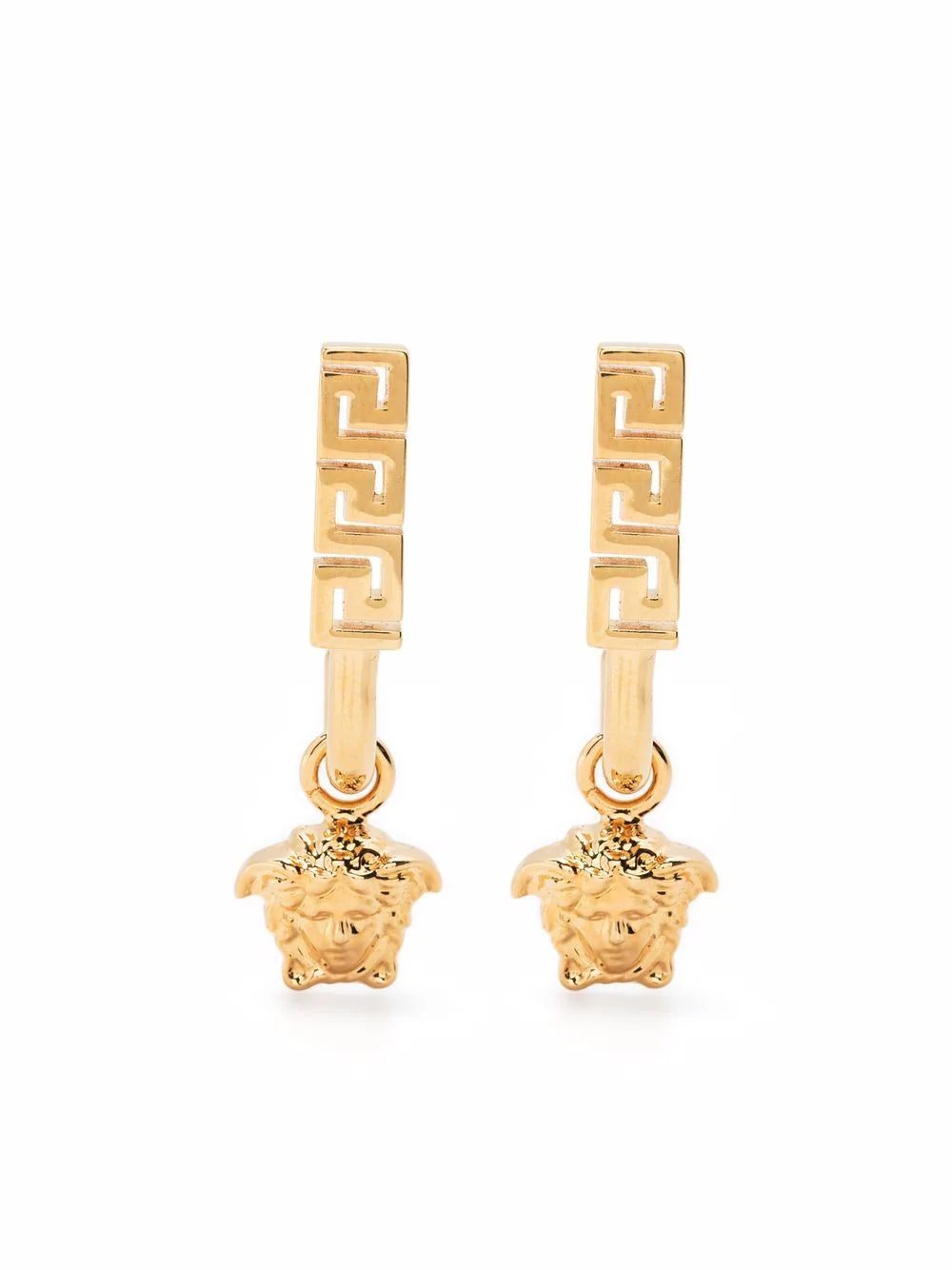 Versace Greca Medusa drop earrings