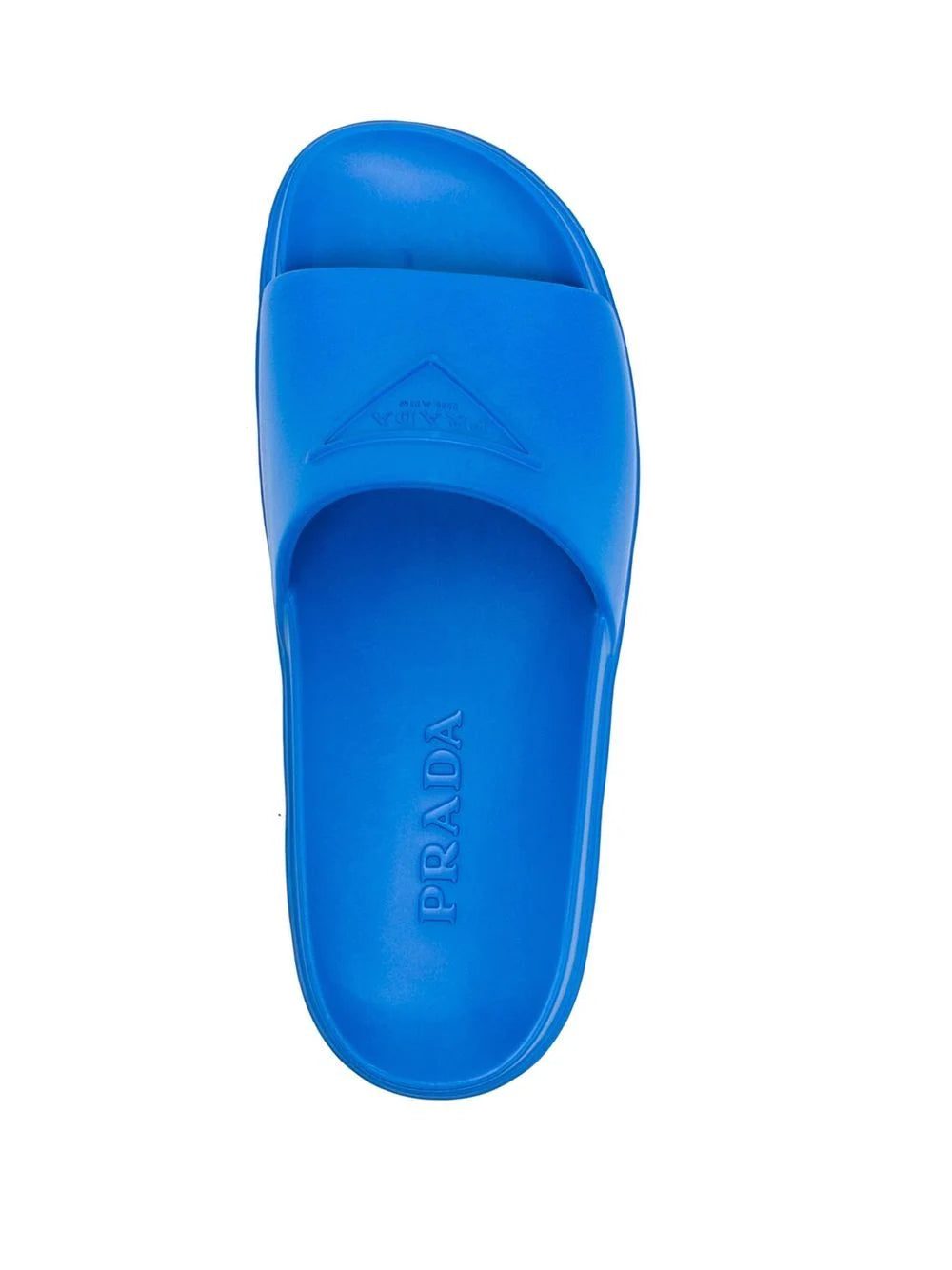 Prada embossed-logo ridged-sole slides - Image 4