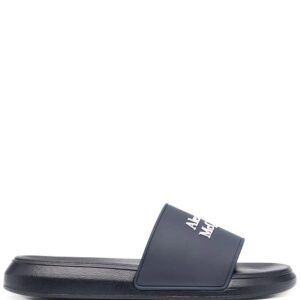 Alexander McQueen logo-print slides