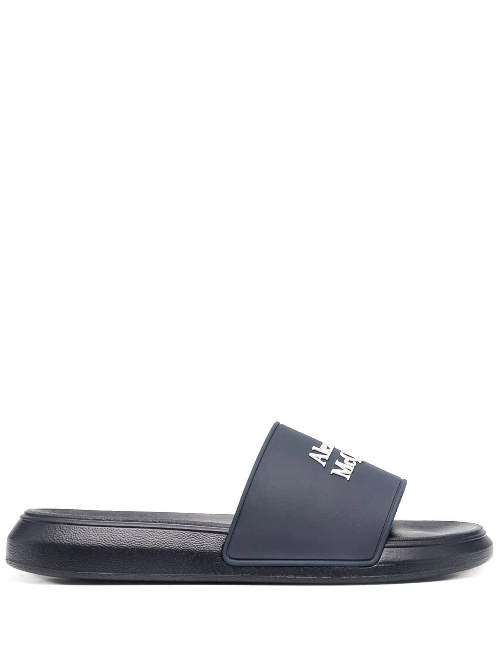 Alexander McQueen logo-print slides