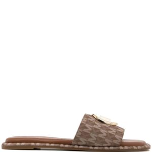 Michael Kors  Hayworth leather sliders