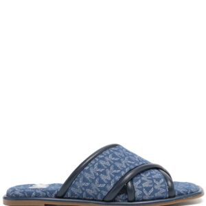 Michael Kors  Gideon monogram slide sandals