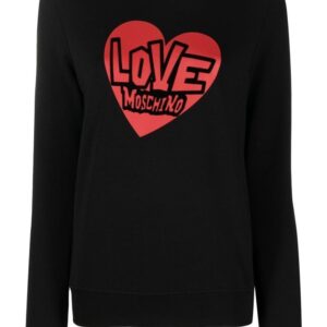 Love Moschino logo-print sweatshirt