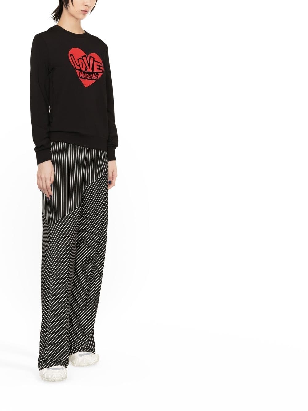 Love Moschino logo-print sweatshirt - Image 4