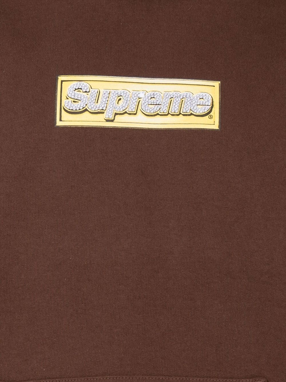 Supreme Bling Box Logo drawstring hoodie - Image 2