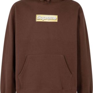 Supreme  Bling Box Logo drawstring hoodie