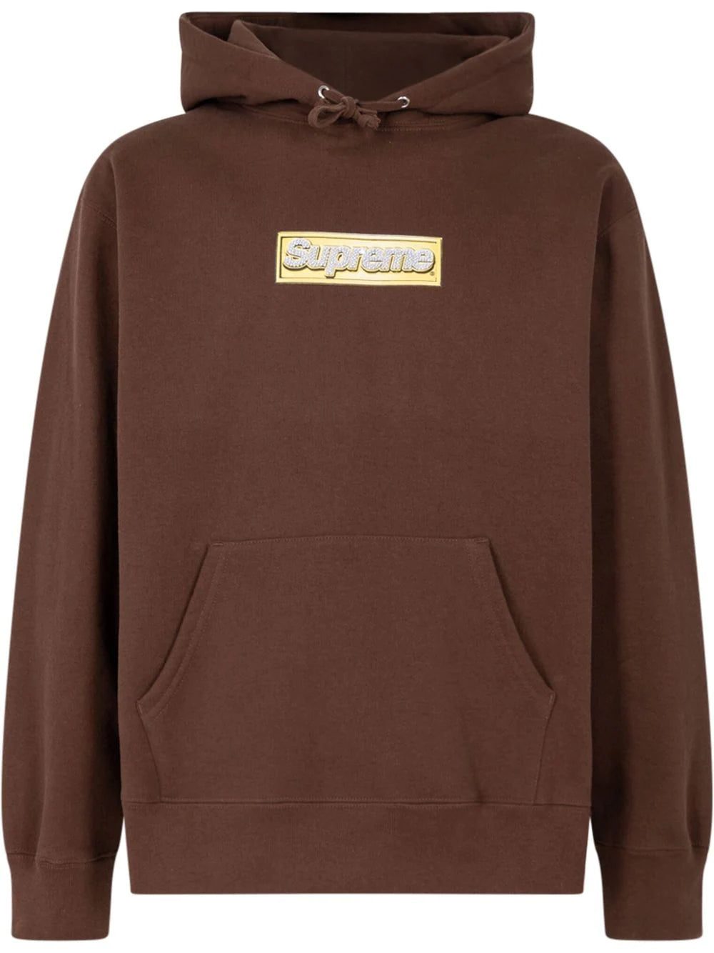 Supreme Bling Box Logo drawstring hoodie