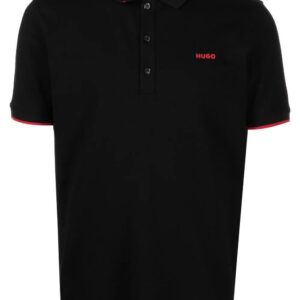 HUGO logo-print polo shirt