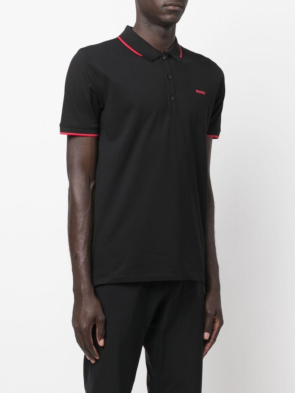 HUGO logo-print polo shirt - Image 3