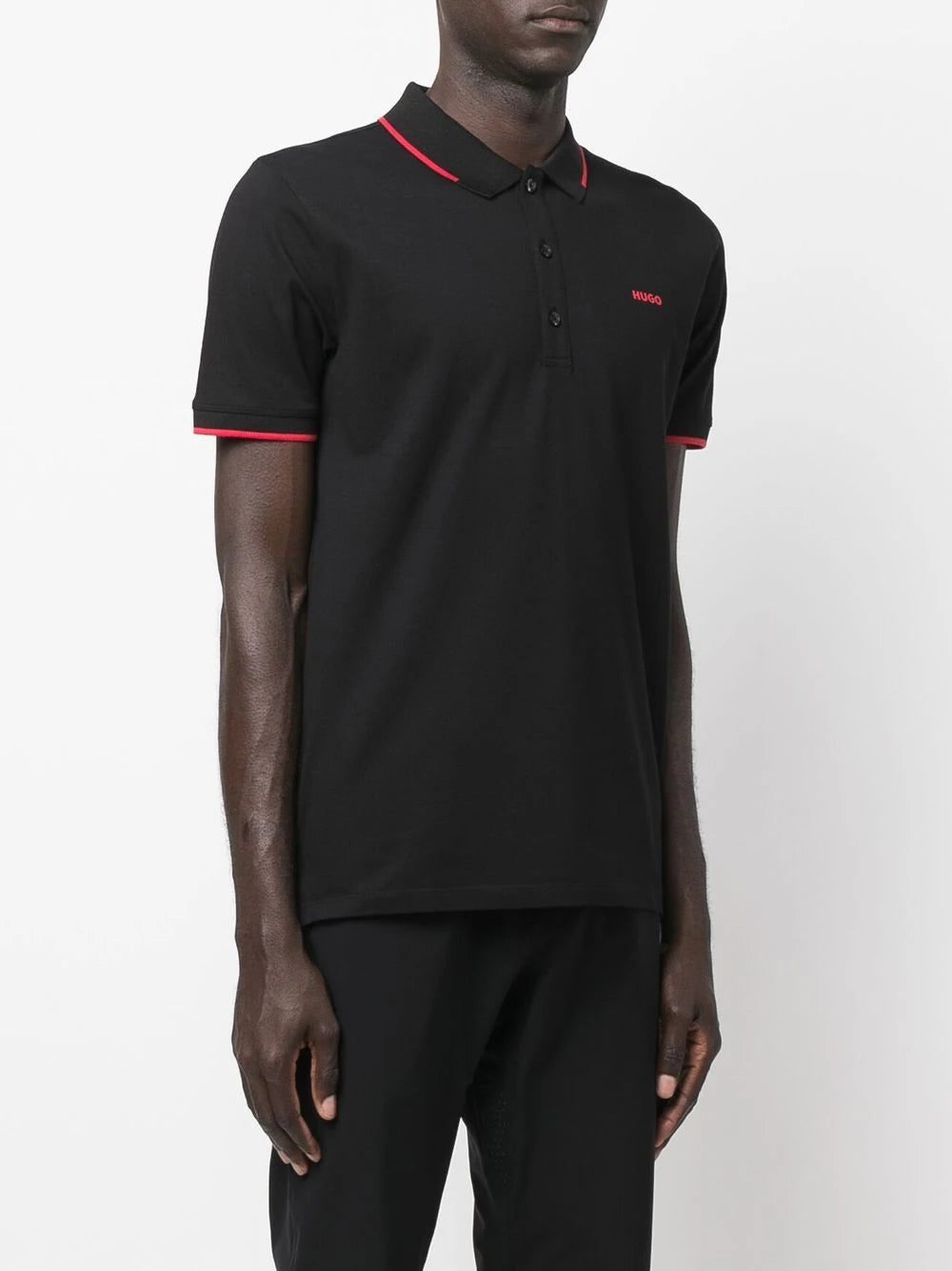 HUGO logo-print polo shirt - Image 3