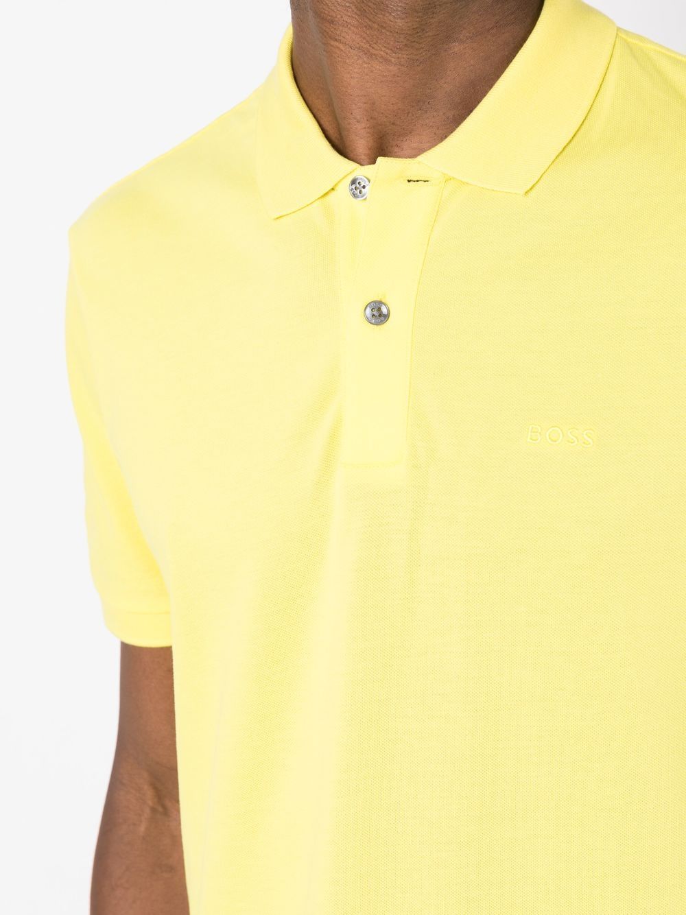BOSS shortsleeved cotton polo shirt - Image 4