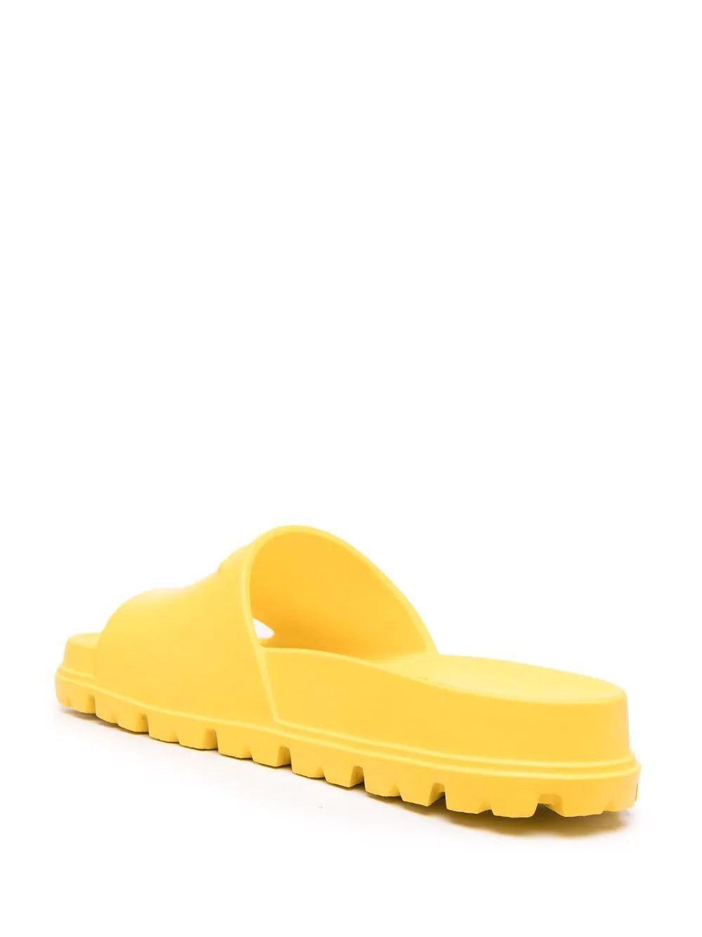 Prada embossed-logo ridged-sole slides - Image 3