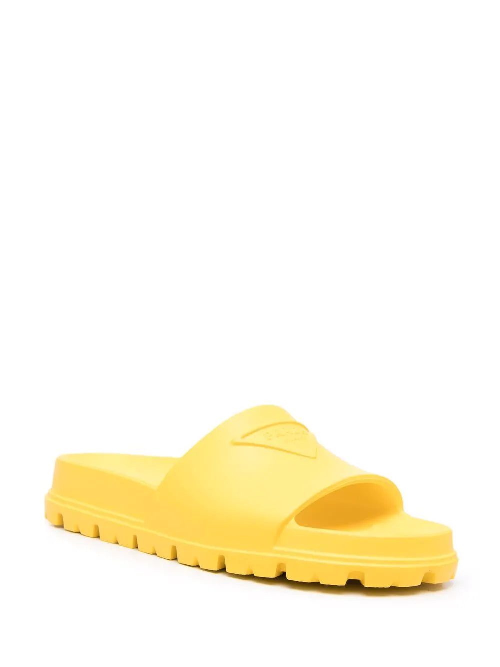 Prada embossed-logo ridged-sole slides - Image 2