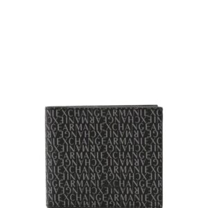 Armani Exchange  logo-print bi-fold wallet