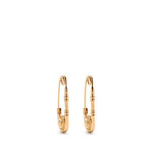 Versace safety pin earrings