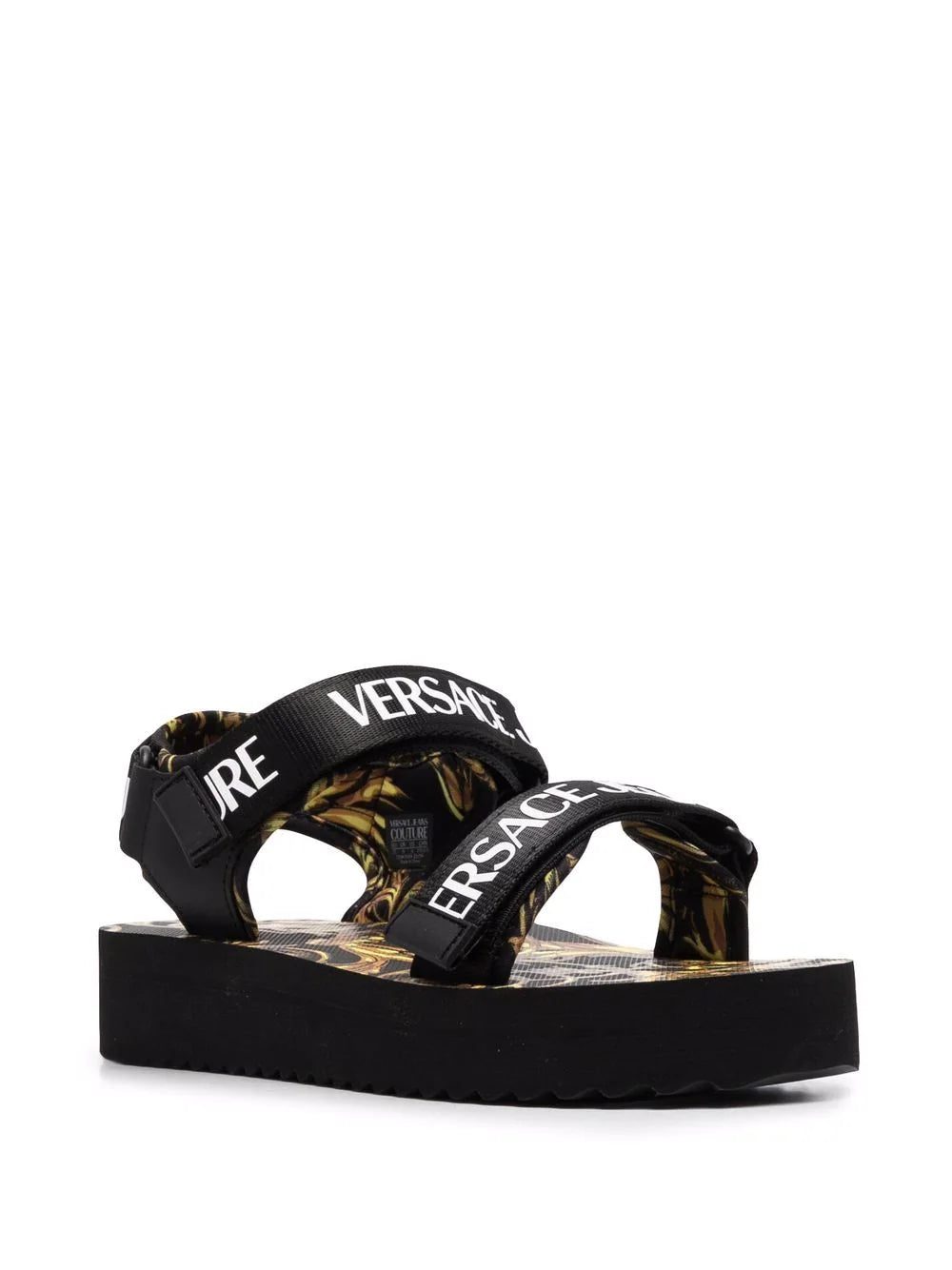 Versace Jeans Couture baroque logo printed sandals - Image 2