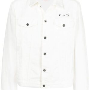 Off-White  Caravaggio-print denim jacket