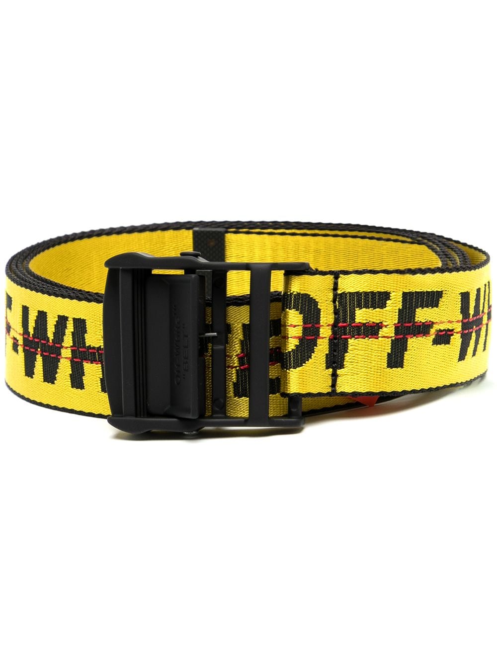 Off-white jacquard logo Industrial belt