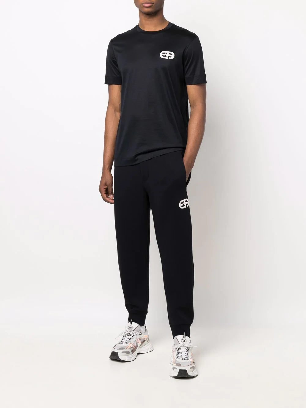 Emporio Armani logo-embroidered track pants - Image 2