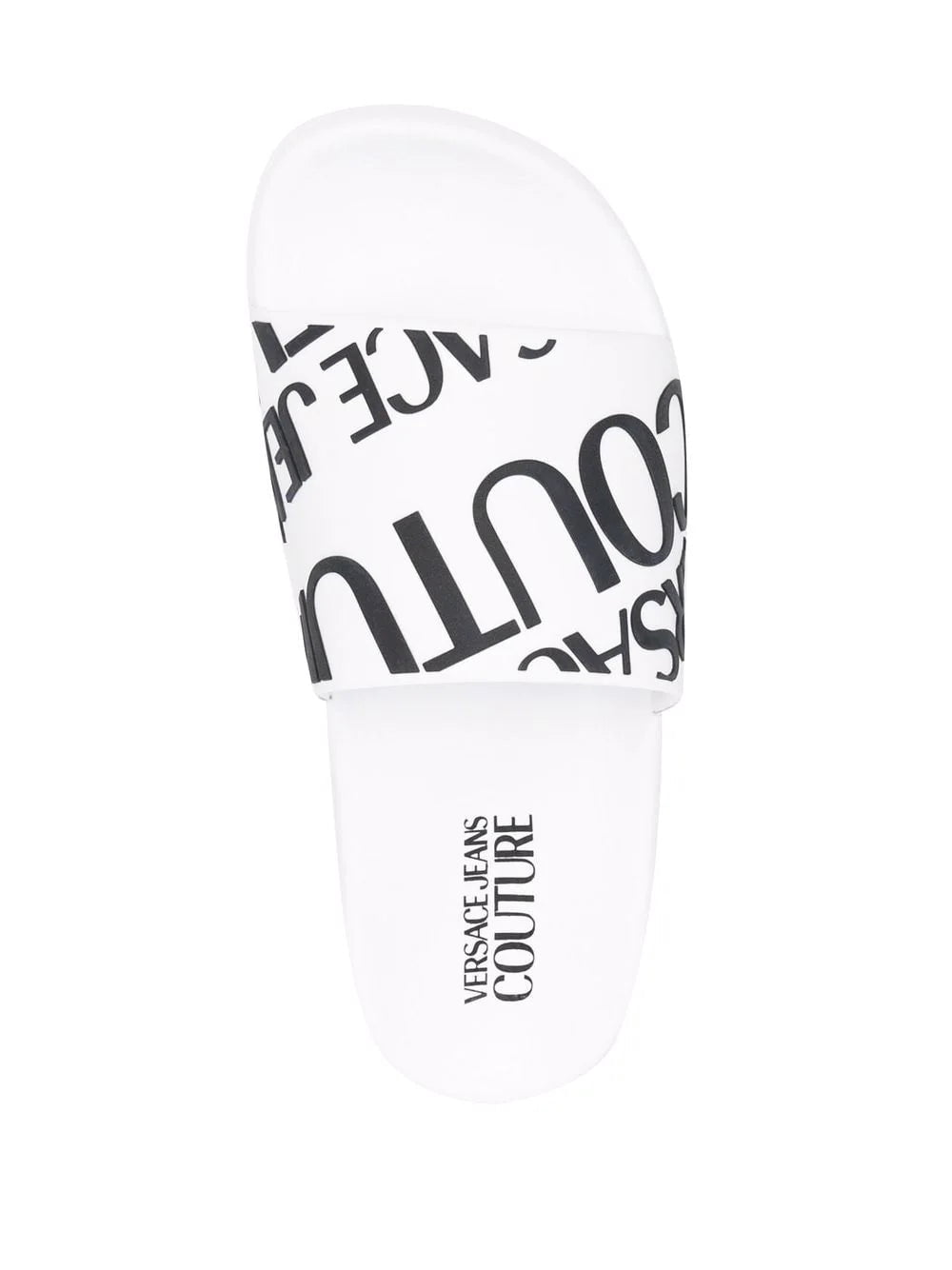Versace Jeans Couture diagonal logo flat slides - Image 4