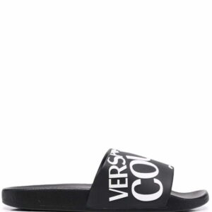 Versace Jeans Couture  logo flat slides