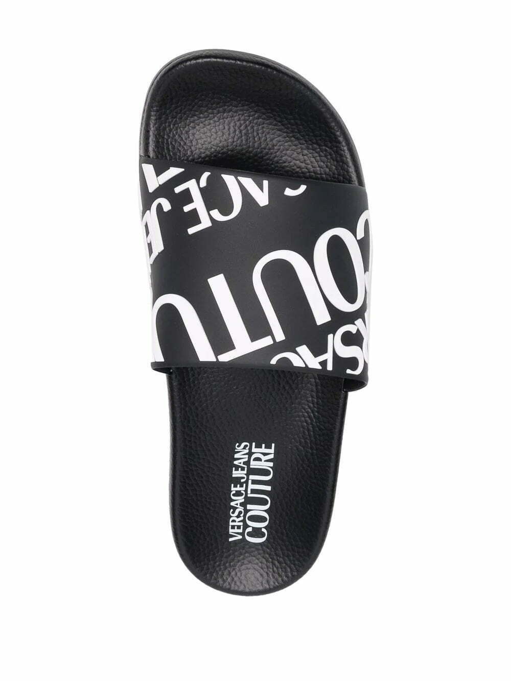 Versace Jeans Couture logo flat slides - Image 4