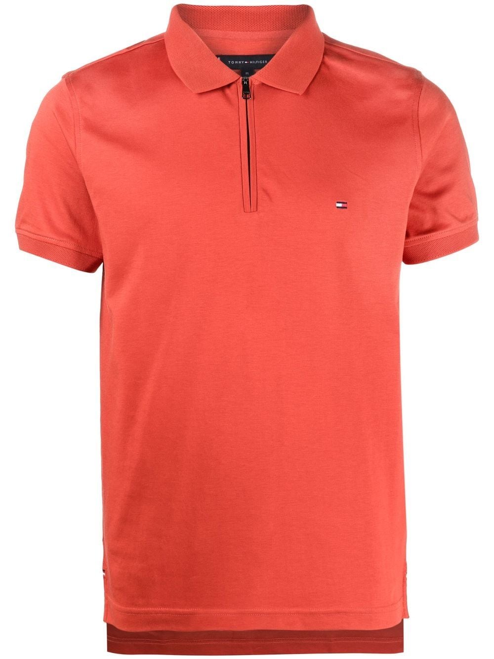 Tommy Hilfiger zip-up cotton polo shirt