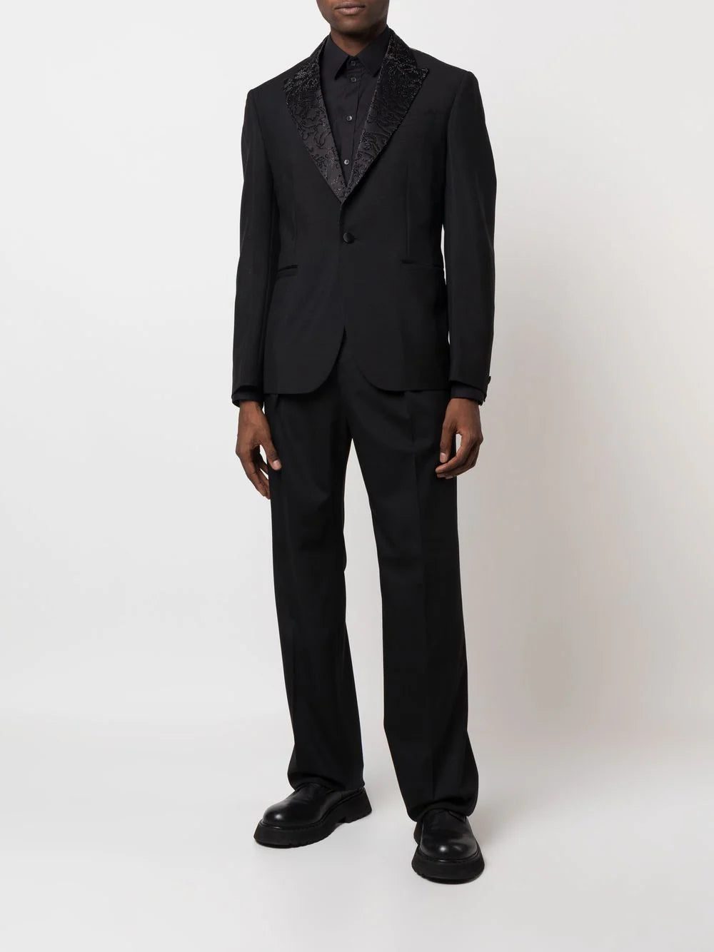 Versace Barocco Silhouette rhinestone-embellished blazer - Image 2