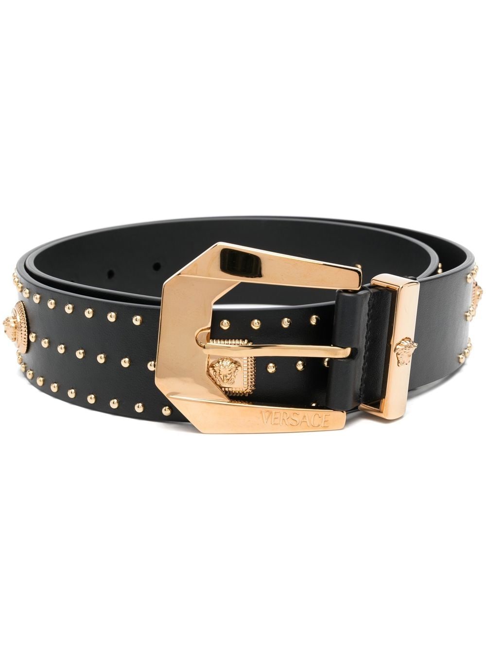 Versace Medusa Heritage studded belt