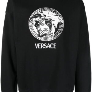 Versace  Medusa embroidered sweatshirt