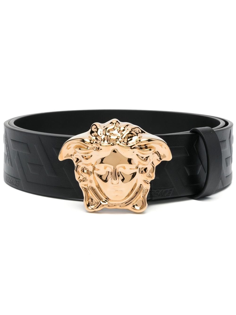 Versace Medusa logo calf-leather belt