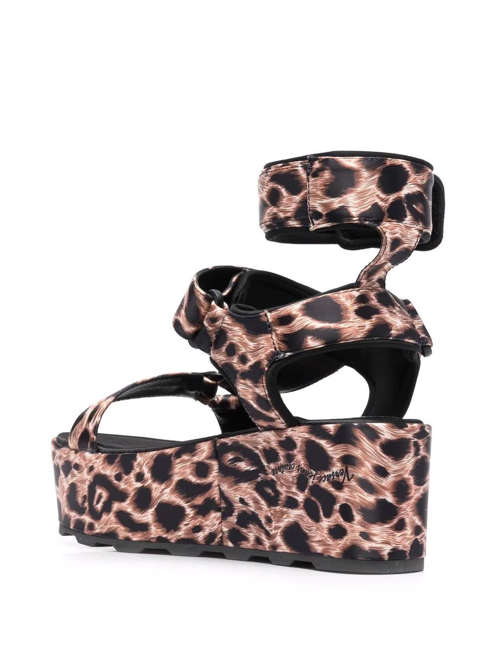 Versace Jeans Couture leopard print platform sandals - Image 3