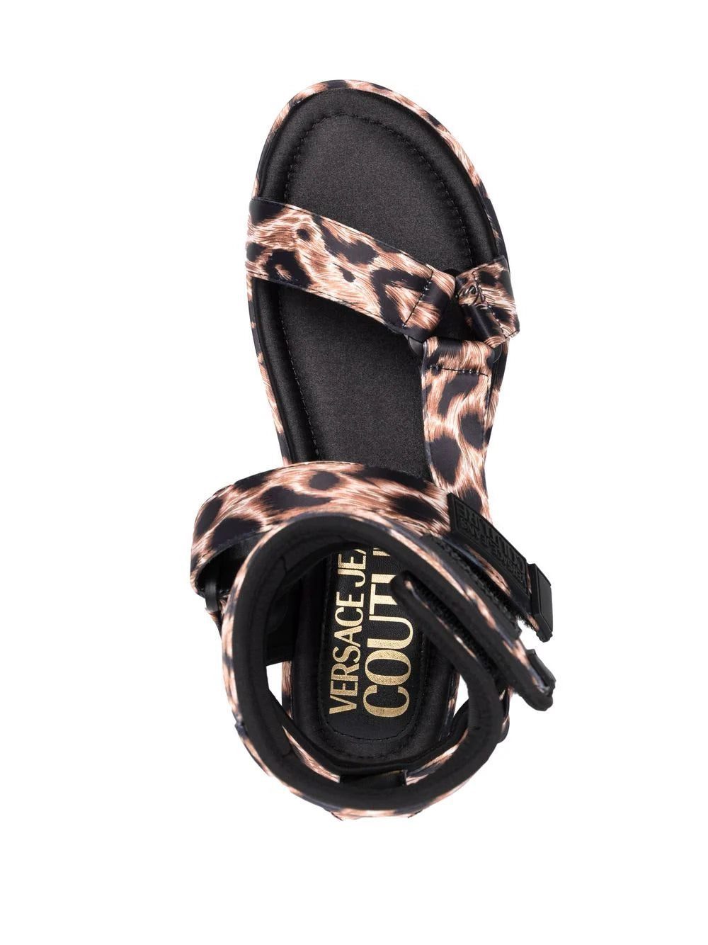 Versace Jeans Couture leopard print platform sandals - Image 4