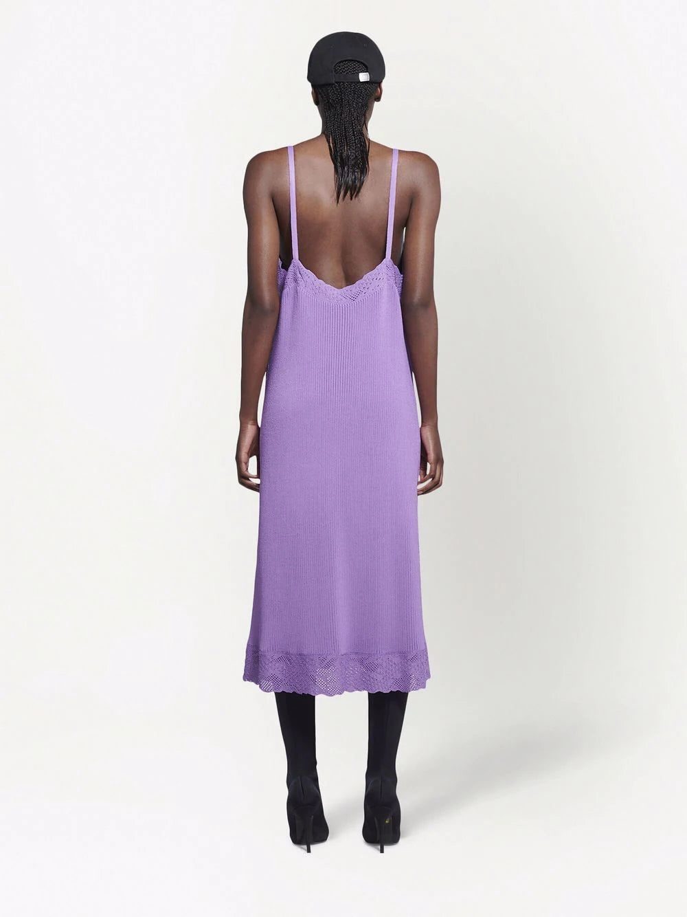 Balenciaga ribbed knit slip dress - Image 3