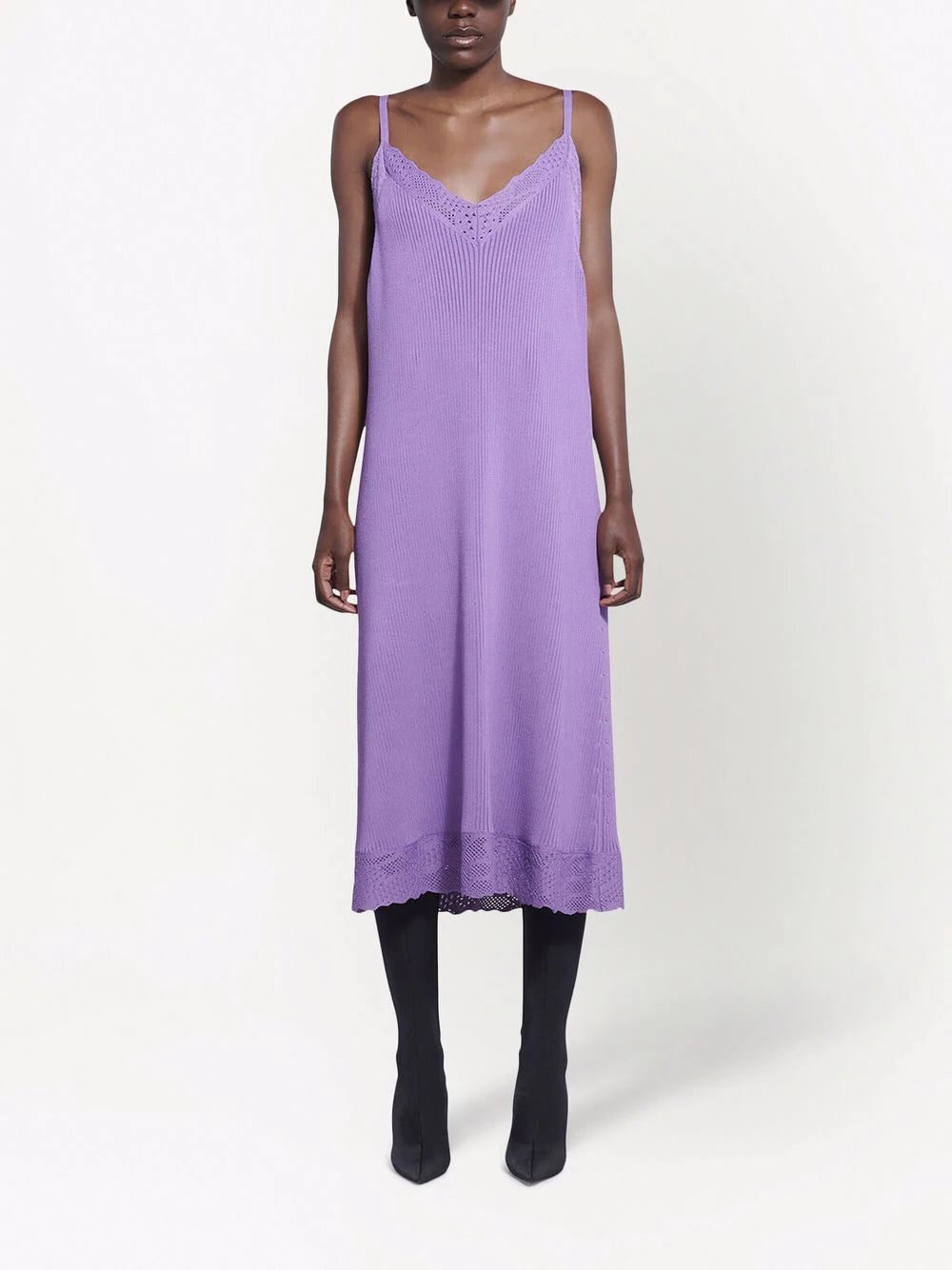 Balenciaga ribbed knit slip dress - Image 2