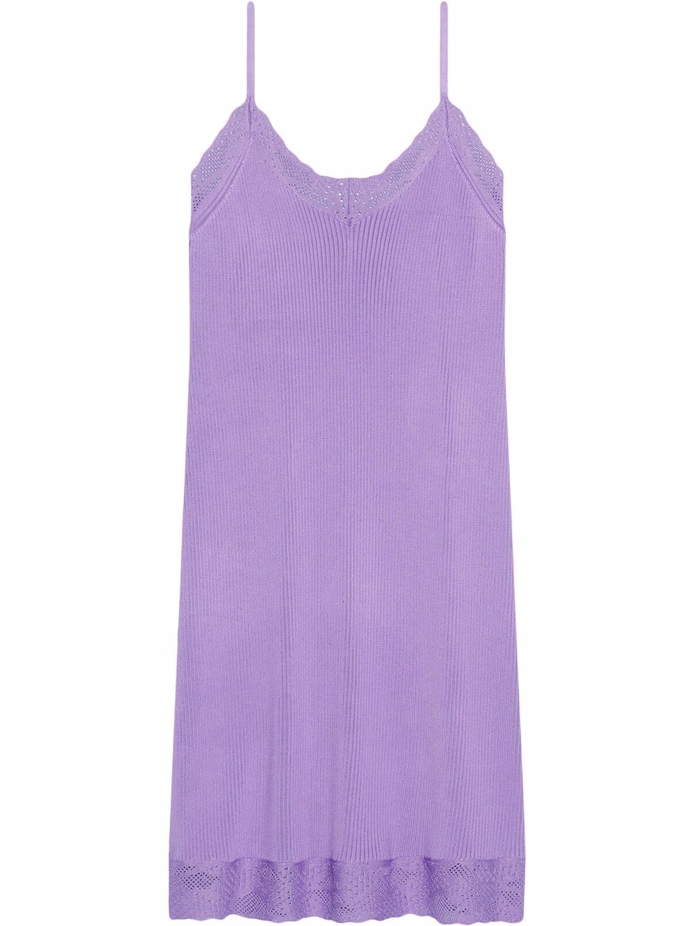 Balenciaga ribbed knit slip dress
