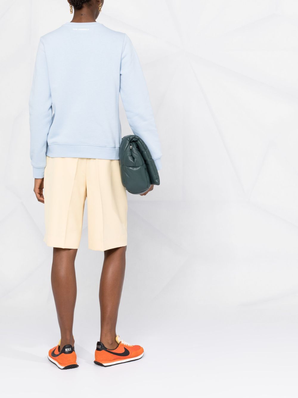 Karl Lagerfeld logo-print crew-neck sweatshirt - Image 4