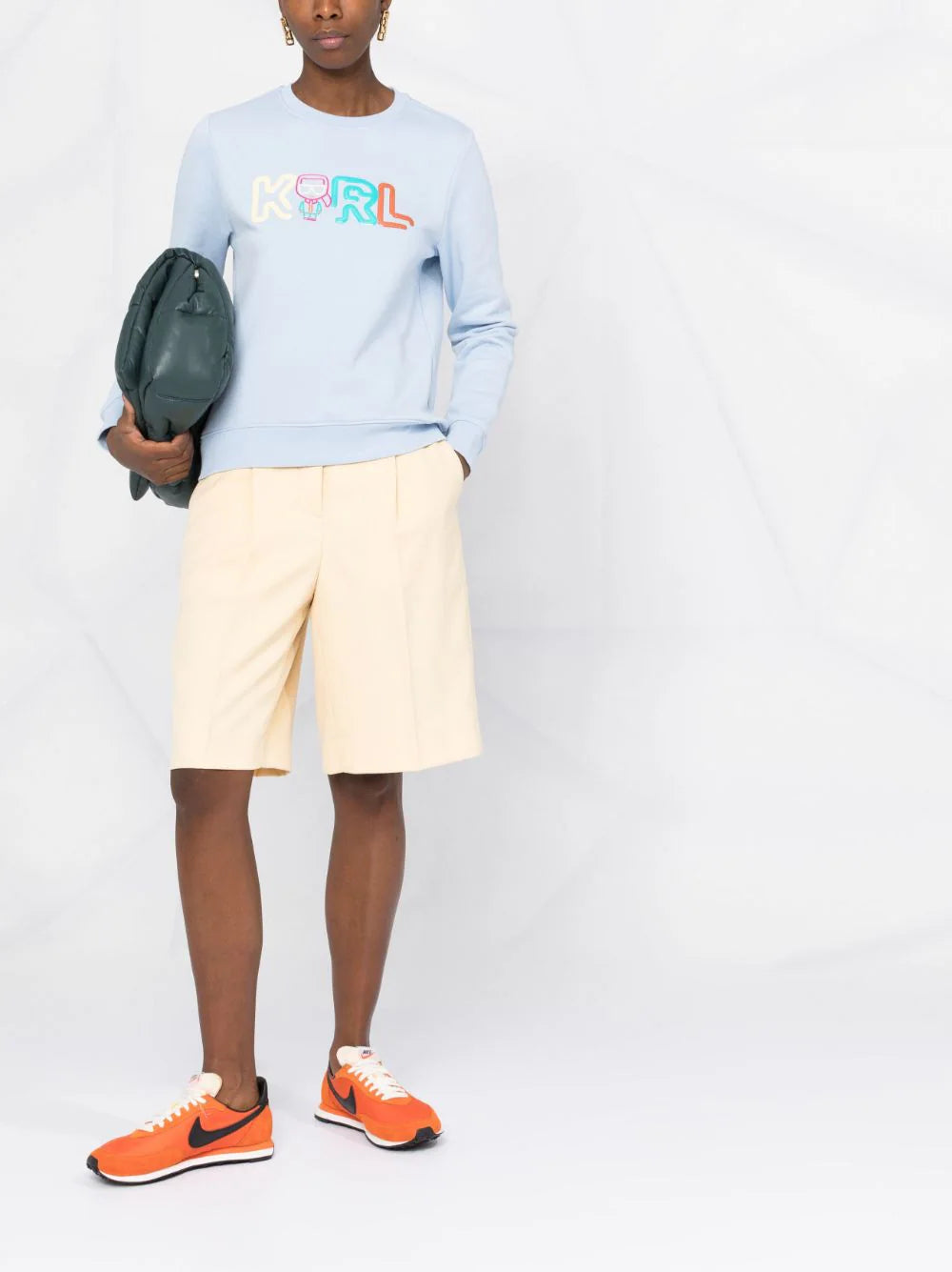 Karl Lagerfeld logo-print crew-neck sweatshirt - Image 2