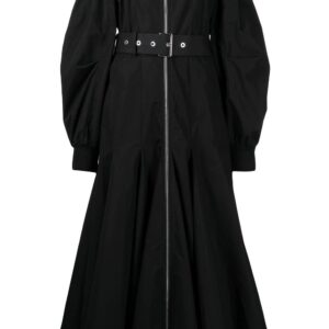 Alexander McQueen  off-shoulder belted dress