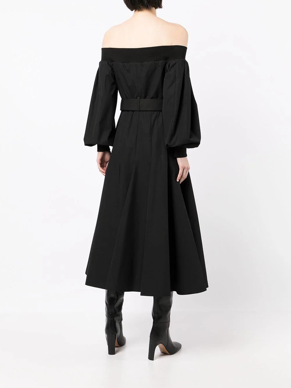 Alexander McQueen off-shoulder belted dress - Image 4
