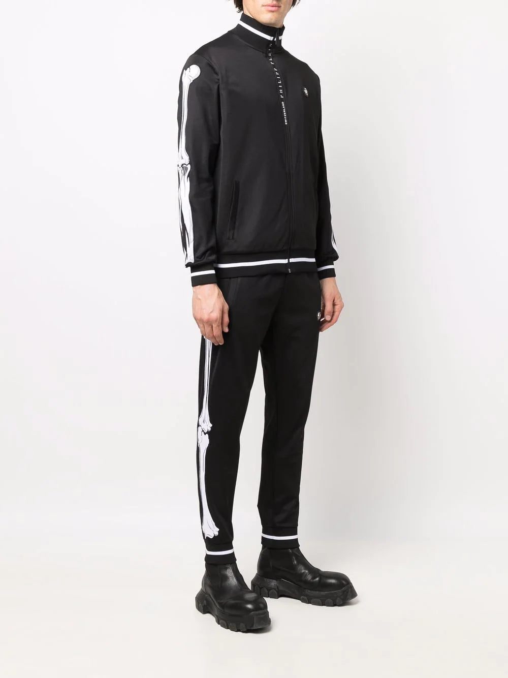 Philipp Plein skeleton-print track pants - Image 4