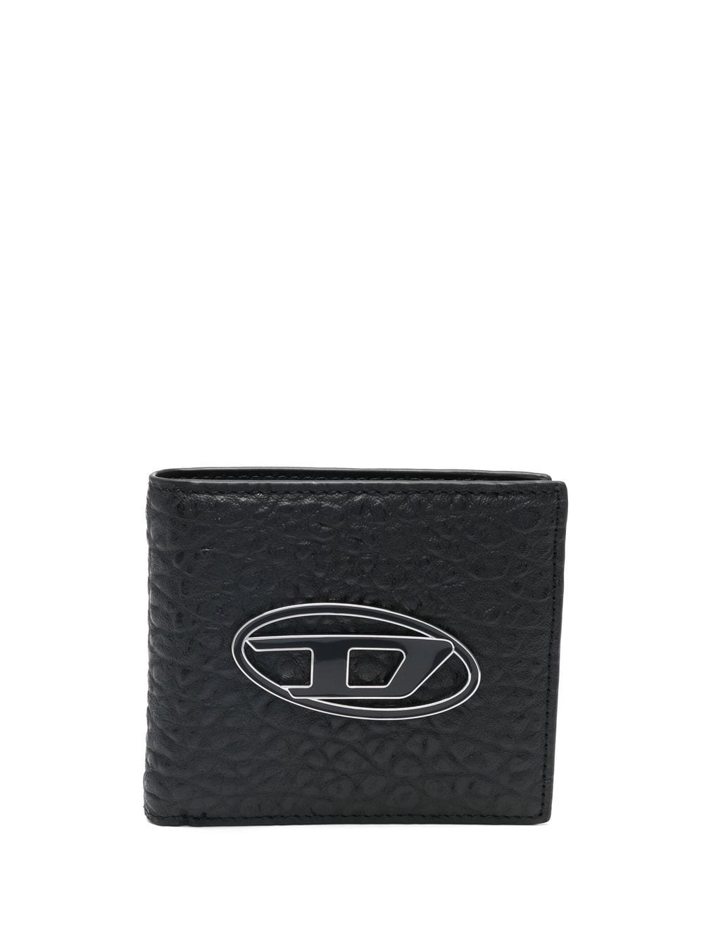 Diesel logo-plaque bi-fold wallet