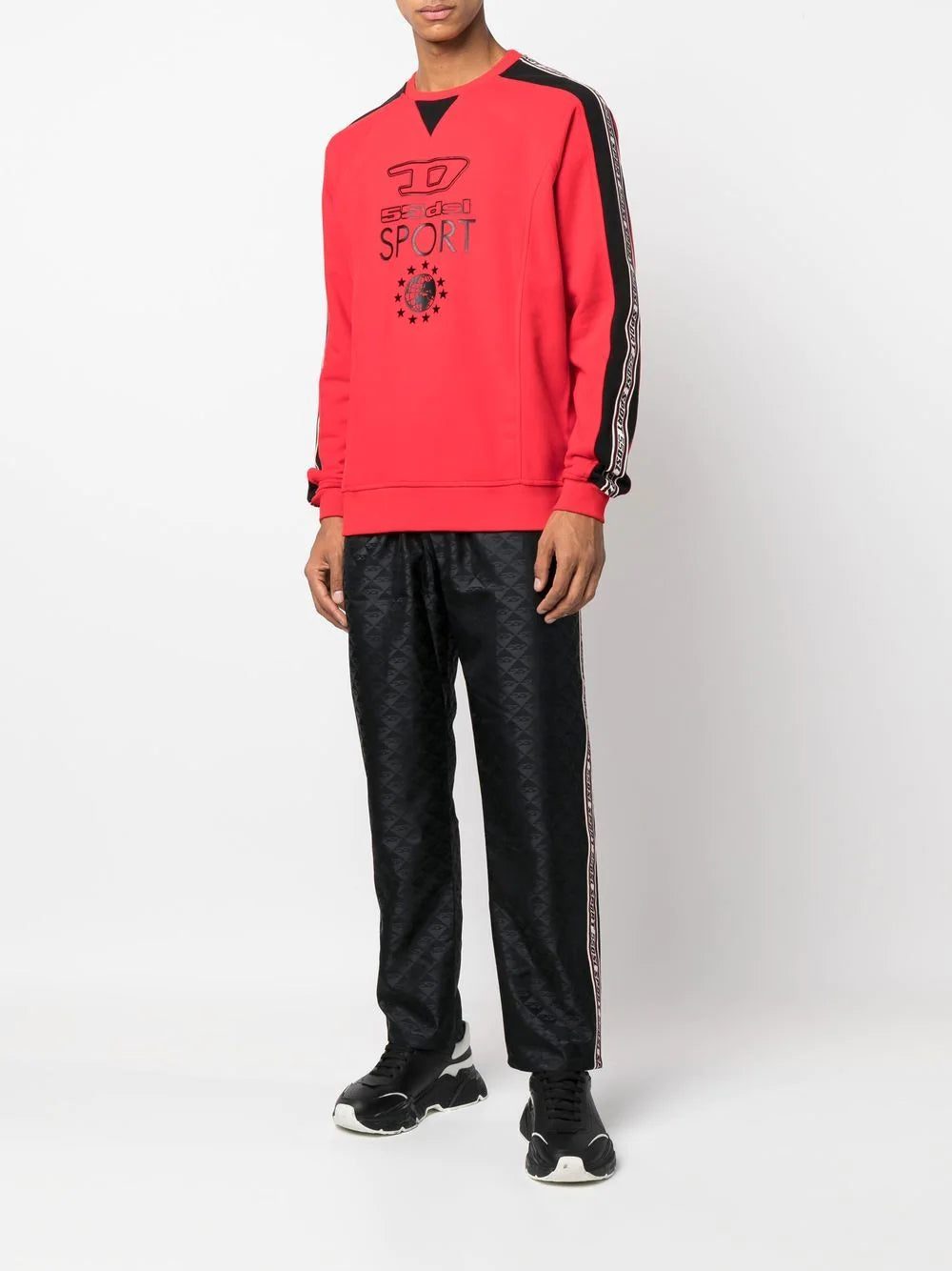 Diesel logo-jacquard track pants - Image 2
