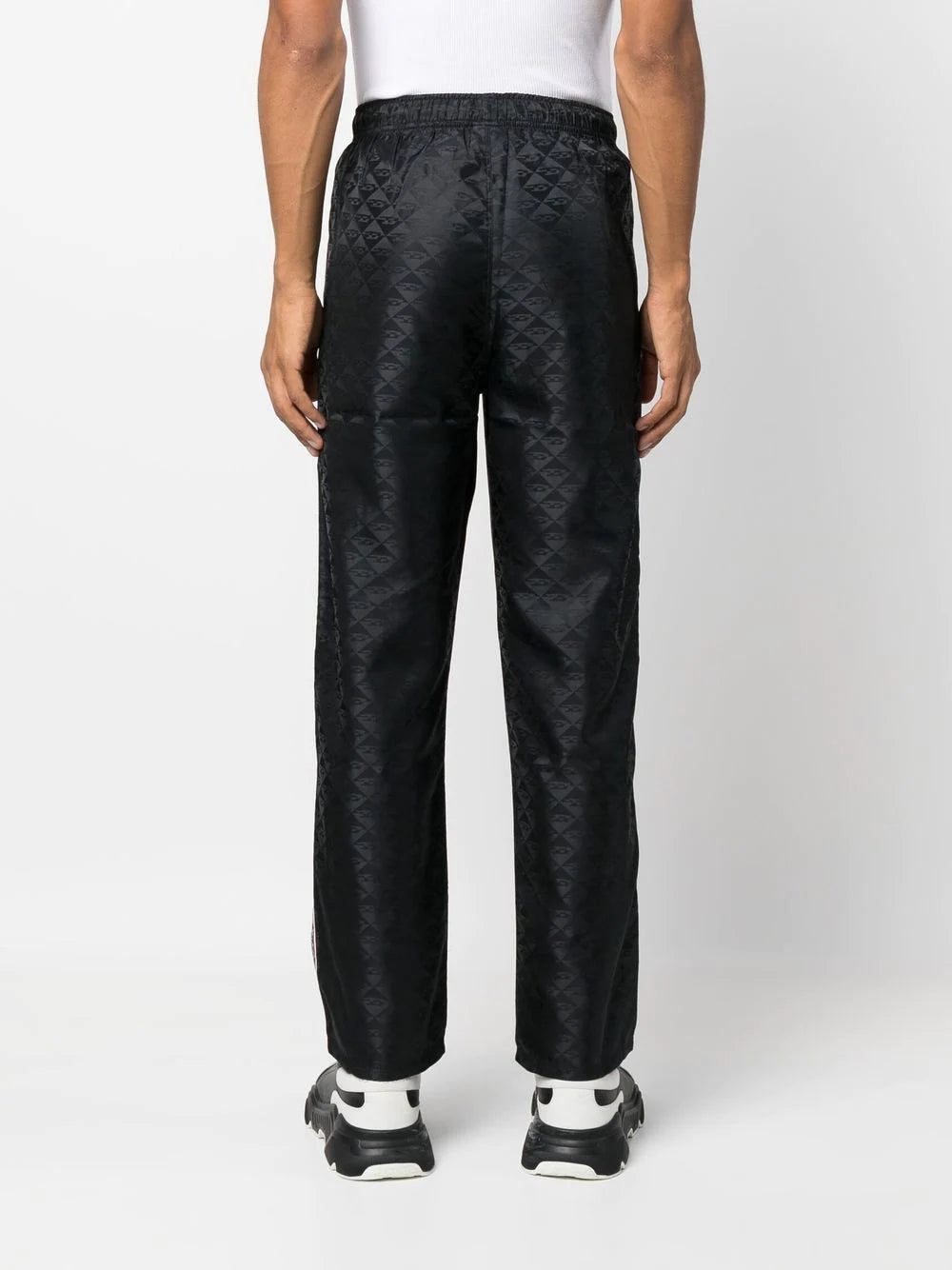 Diesel logo-jacquard track pants - Image 4